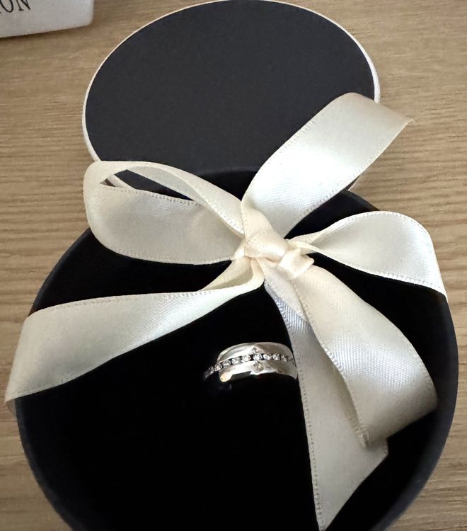 Eleganter Damenring mit Diamanten 0.72ct / 18kt. Weissgold 6