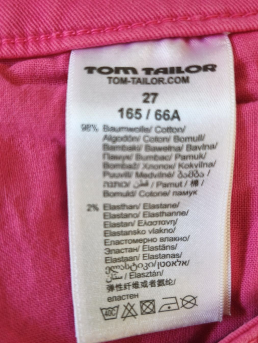 Tom Tailor Pantaloni: Bermuda Shorts Pink Grösse 27 Tom Tailor Denim – Nuovo (secondo la descrizione) da KRIENS venduto da Franzy_Blond10 3