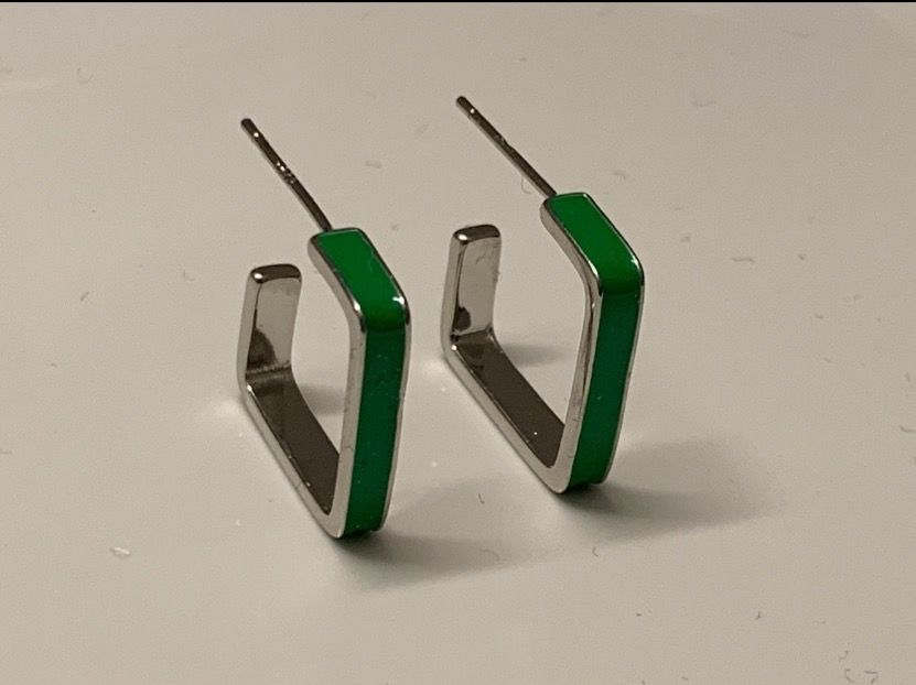 Orecchini pendenti & Orecchini a lobo: Sterlingsilberkreolen – Nuovo (secondo la descrizione) da Birmenstorf AG venduto da BMW.M5 7