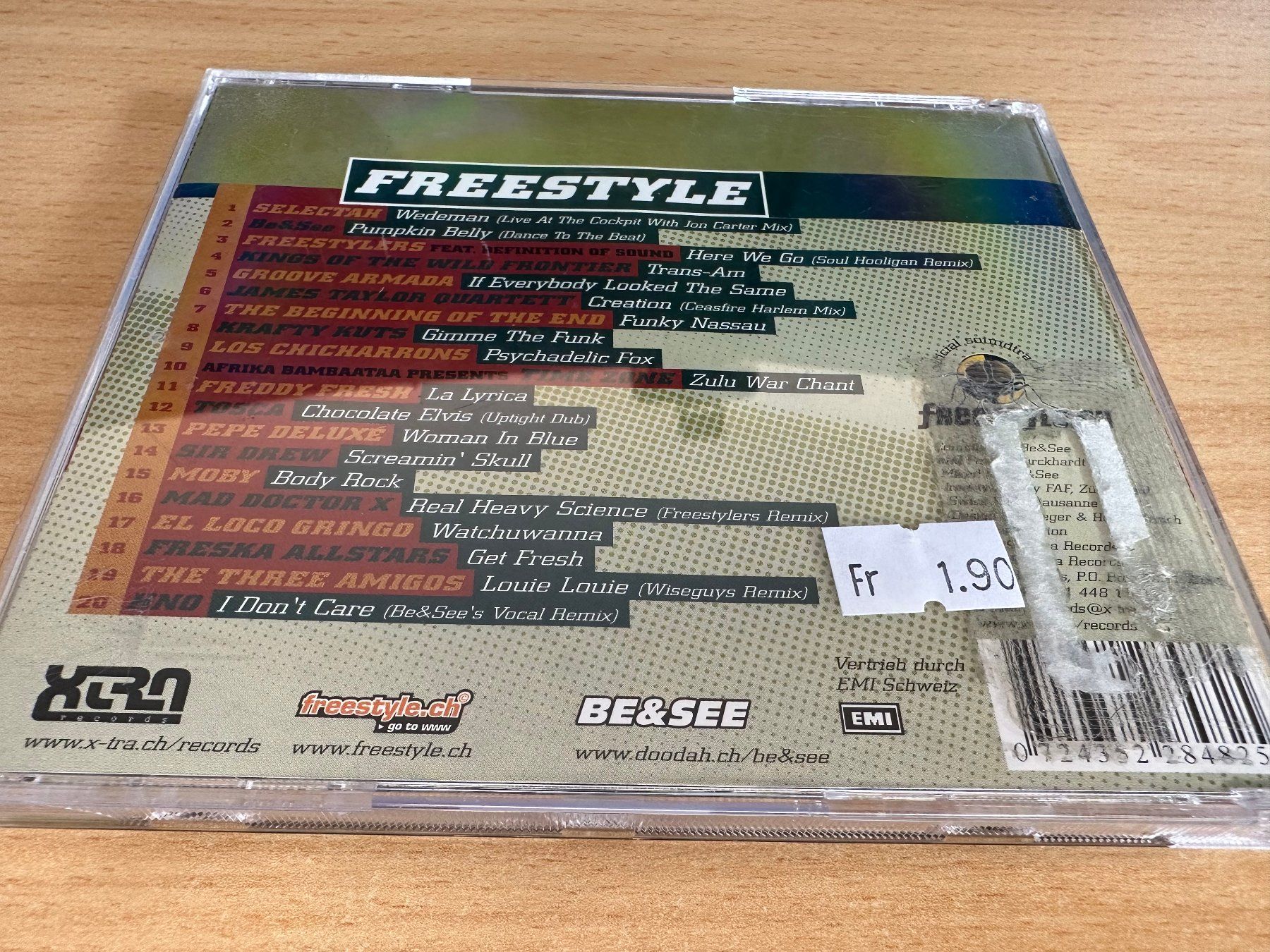 CD: Be&See – Freestyle.ch - Big Beatz Session 2 – Usato da Rikon im Tösstal venduto da Alpenmutz 1