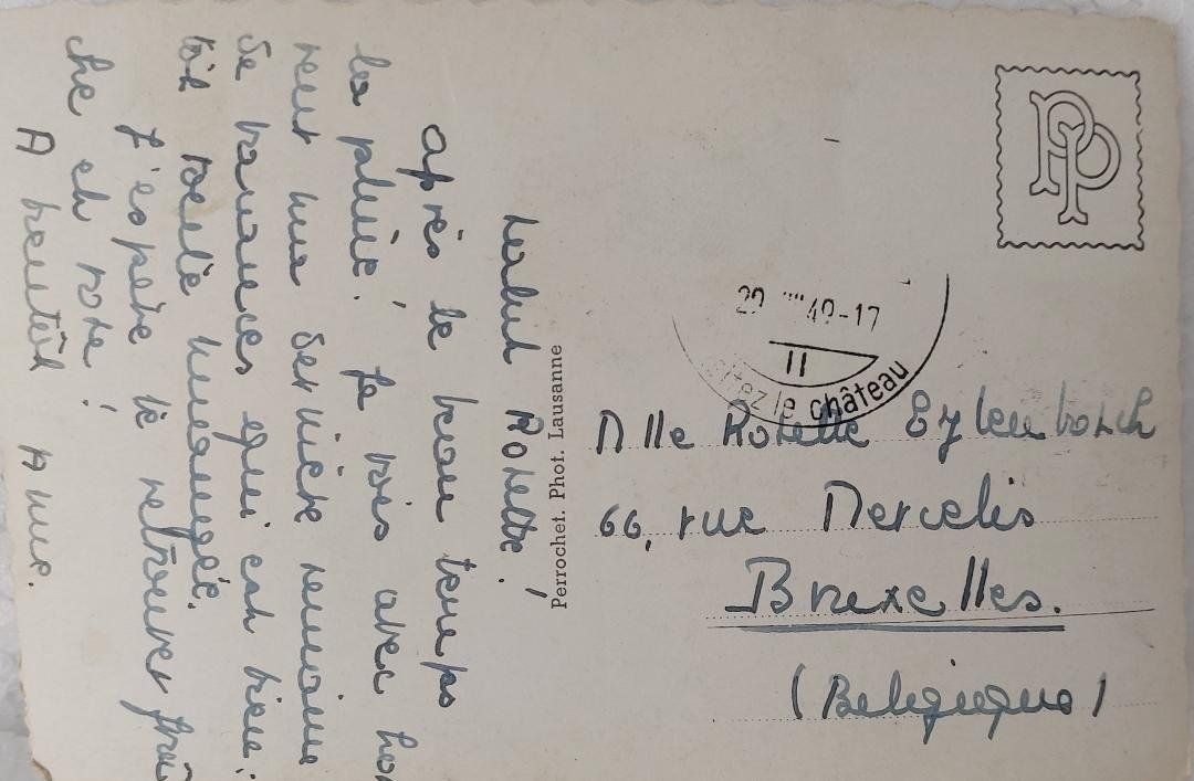 Cartoline postali: PALÉZIEUX  -  L' Eglise – Usato da Delémont venduto da Domdom1 1