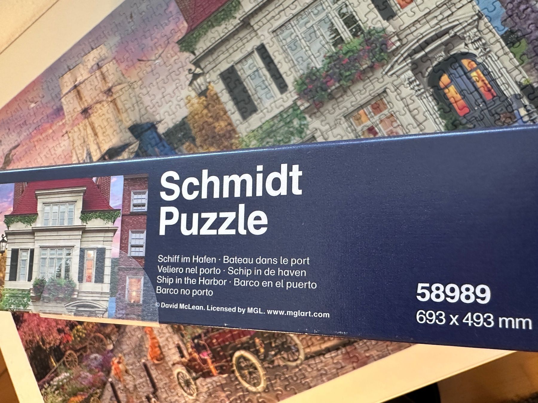 Puzzles: Schmidt 1000 Puzzle "Schiff im Hafen" – Gebraucht aus Zürich von babssusch 2