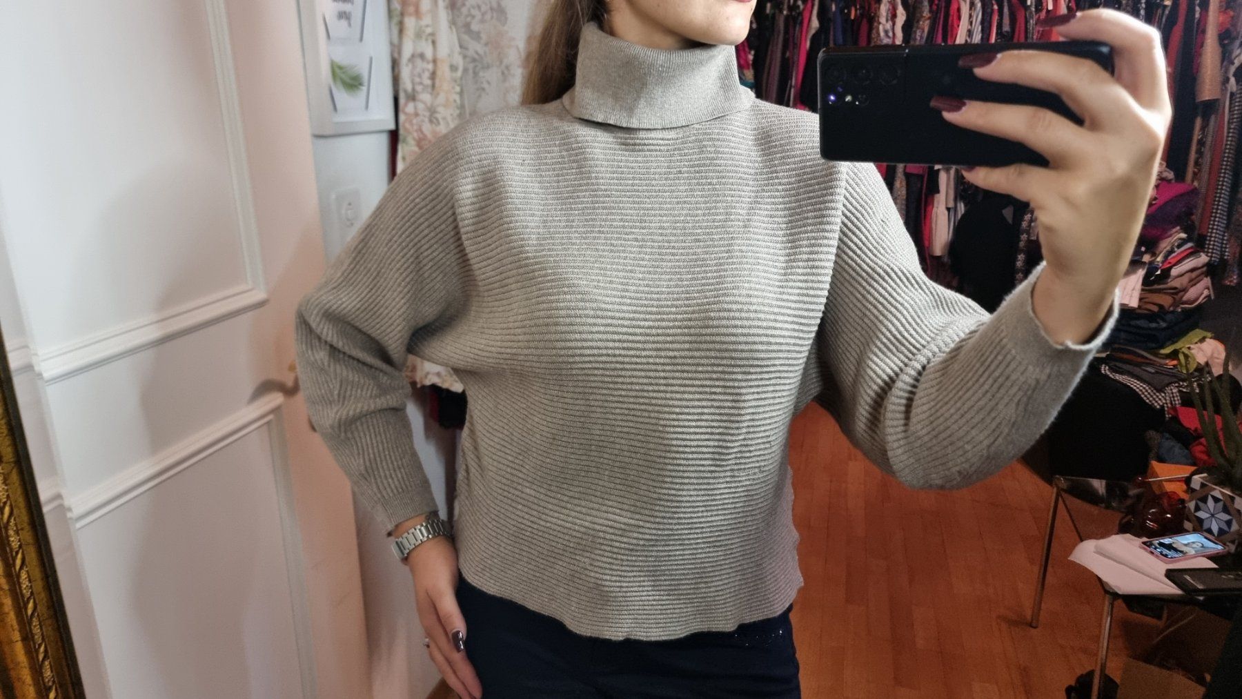 Maglioni & Felpe: Kuscheliger Damen Rollkragenpullover, Gr.40  Winter-Look – Usato da Wald ZH venduto da CapLux