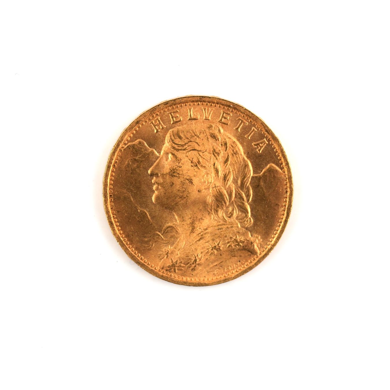 Tutti le monete: Goldvreneli 20Fr 1935 LB – Usato da Basel venduto da Edelmetallhaus.com