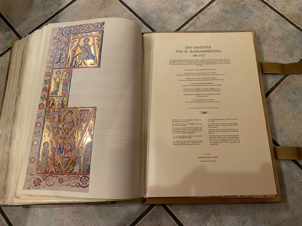 Libri: Das Graduale von St.Katherinental Facsim – Usato da Dachsen venduto da zuihoba 5