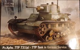 IBG 35073 Pz.Kpfw. 7TP 731(p) 7TP Tank in German Service