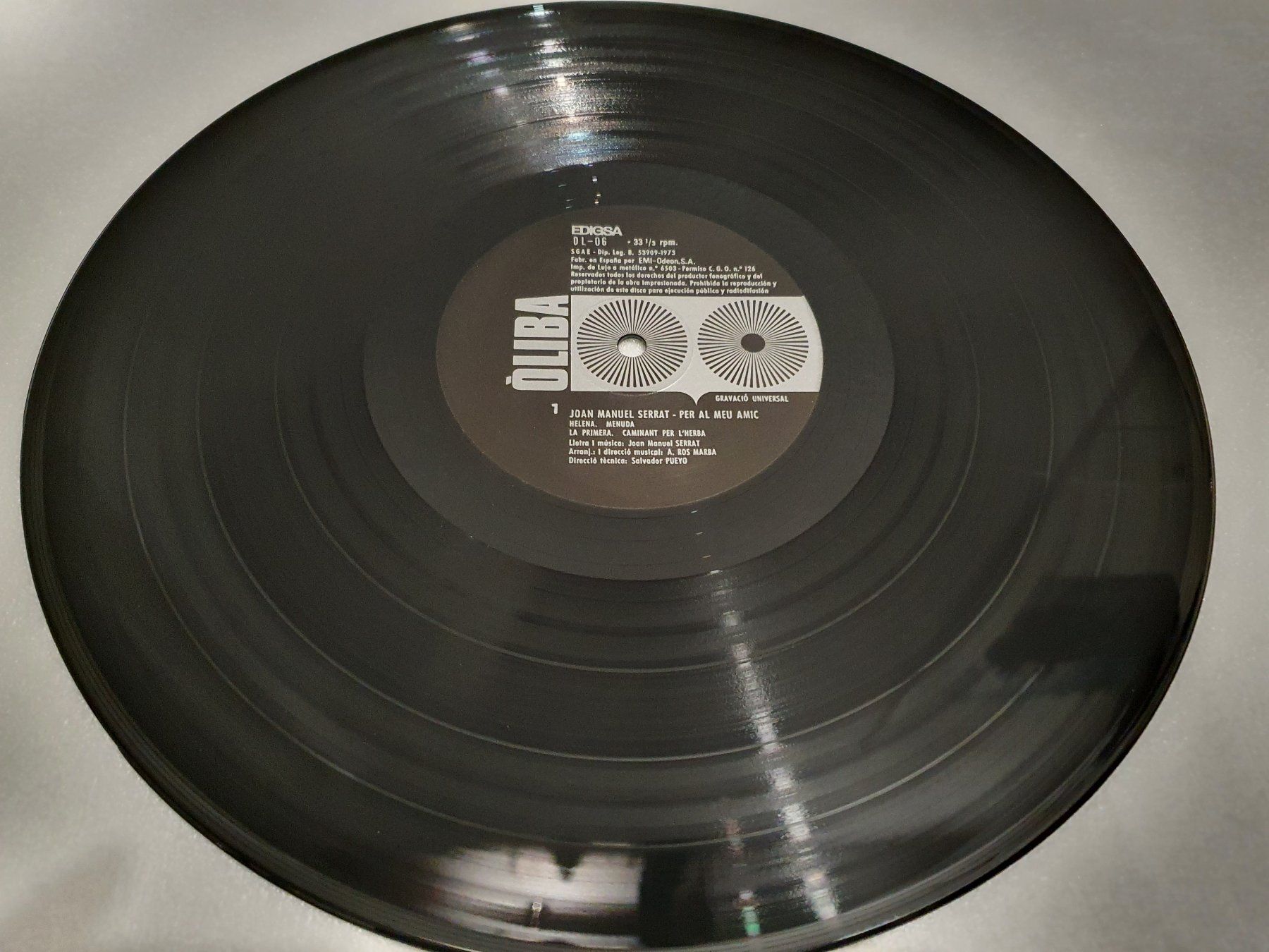 Schallplatten: Joan Manuel Serrat – Per Al Meu Amic – Gebraucht aus Uster von Vinyl-Leidenschaft 3