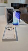 iPhone 15 Pro Natural Titanium 256GB  mit Hülle