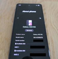Samsung Galaxy A53 5G 128GB, 6GB, Dual Sim