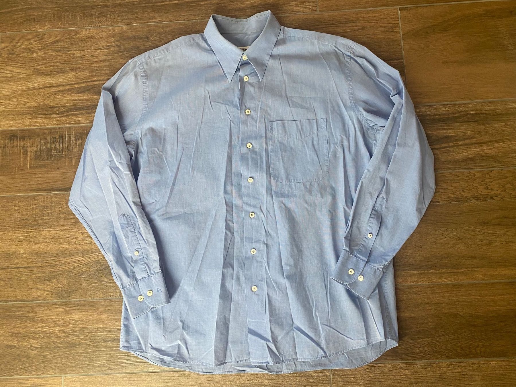 Camicie: Einhorn Herren Hemd hellblau Gr. XL – Usato da Pratteln venduto da a23_j2gs 1