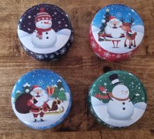 süsse Dosen aus Metall (Weihnachten)