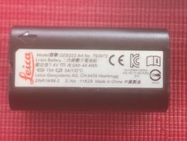 Leica Akku GEB222 7.4V / 6.0Ah