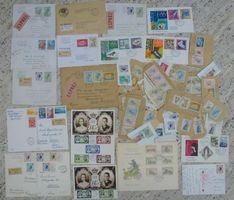 17 Belege/Karten aus Monaco - interessante Ausgaben ab 1956