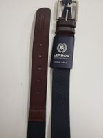 Lerros Stretchgürtel Schwarz/Leder,110cm, Neu