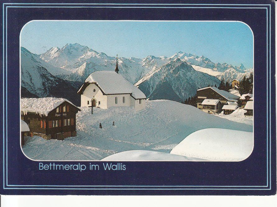 Cartoline postali: Bettmeralp 1996 – Usato da Bürglen TG venduto da StampGraf