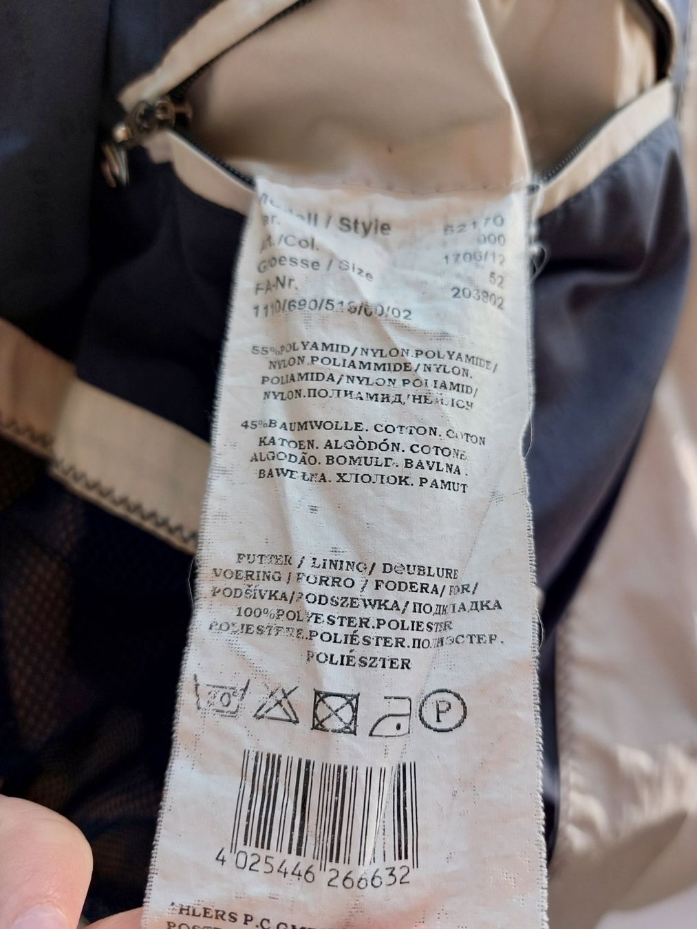 Pierre Cardin Jacken: Herren Übergangsjacke Pierre Cardin – Gebraucht aus Titterten von fra_v27g 5