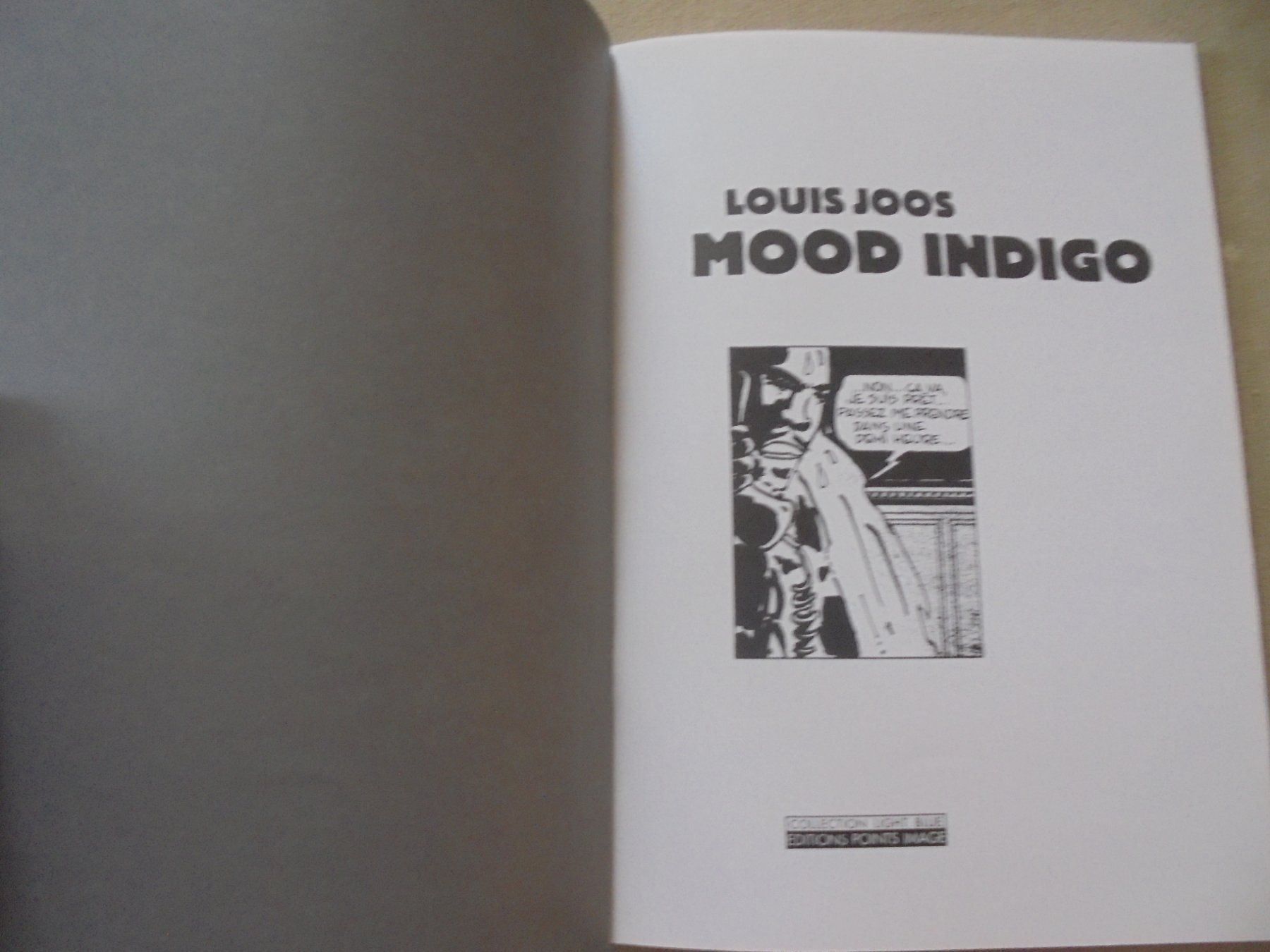 Comics: " Mood Indigo " par Joos, E.O 1997. BD en noir / blanc – Gebraucht aus Crissier von Promopost 2