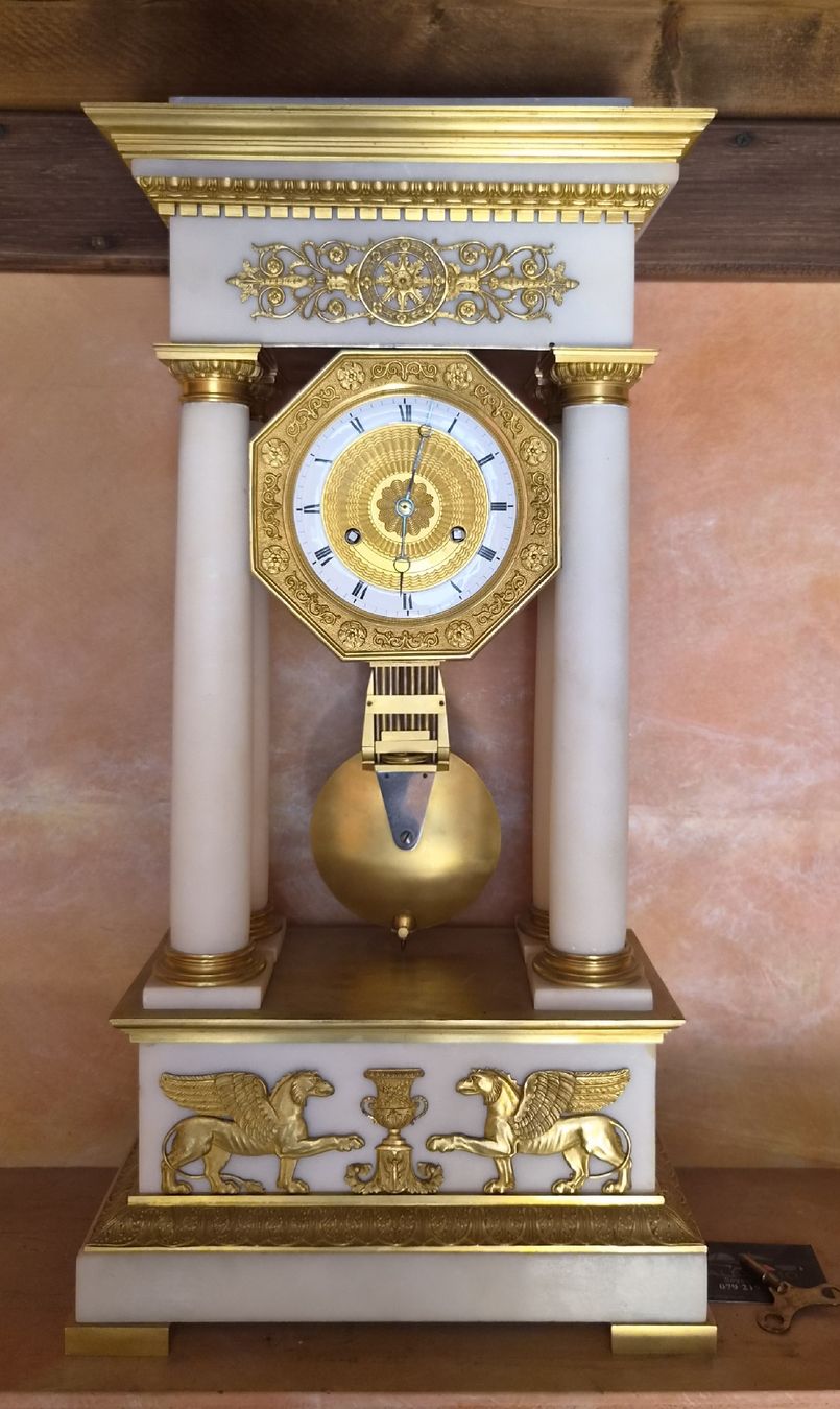 Orologi da terra & Orologi da parete: Pendule français mouvement Paris  – Usato da Genève venduto da tho_7bgr
