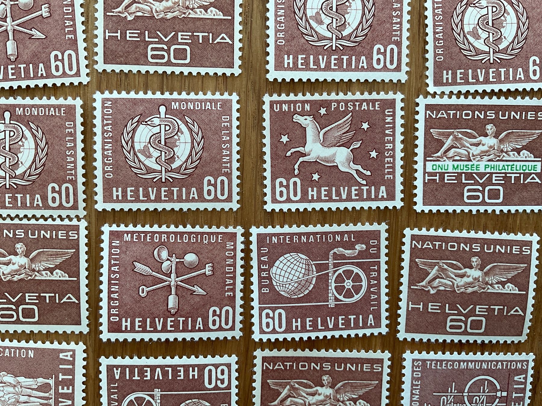 Tutti i francobolli: 60Fr Ämter Frankaturware ungestempelt postfrisch Sammlung – Nuovo (secondo la descrizione) da Wil SG venduto da Chefsugus 5