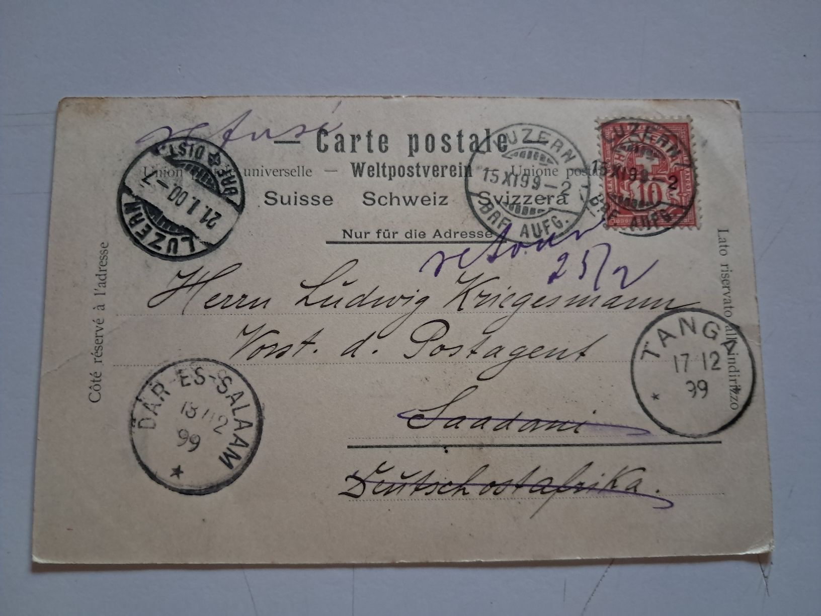 Cartoline postali: saluti da Lucerna – Usato da Gorduno venduto da ema_7yhp 1