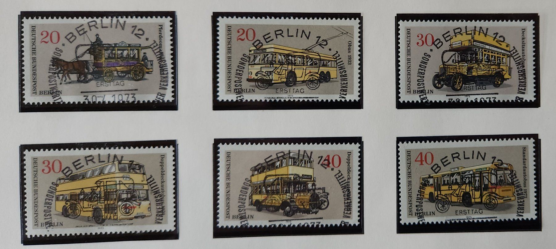 Alle Briefmarken: Deutschland Berlin-Mi 446-451 Satz ET – Neu (gemäss Beschreibung) aus Hittnau von stamps_and_coins