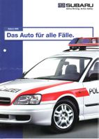 Subaru Legacy 4WD "Polizei" - CH-Originalprospekt