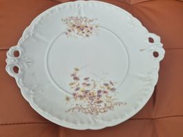 Assiette décorative ancienne porcelaine Carl Tielsch C78