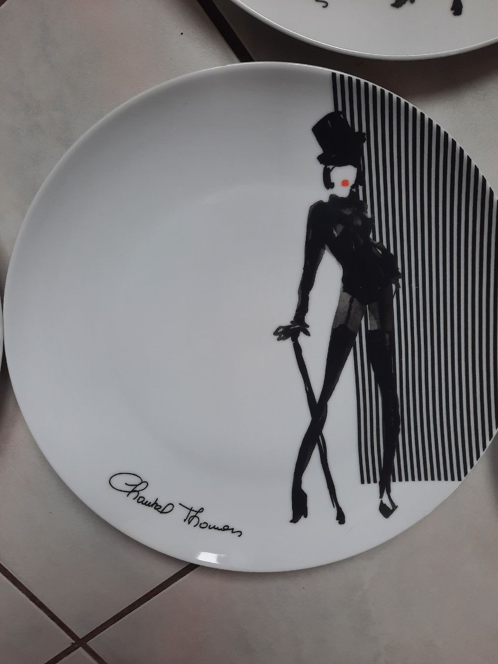 Thomas Piatti: 6 grandes ASSIETTES, "CHANTAL THOMAS" – Usato da Le Locle venduto da marylise01 1