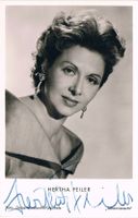 Herta Feiler 1916-70 Autogramm signiert Vintage Foto 9x14cm