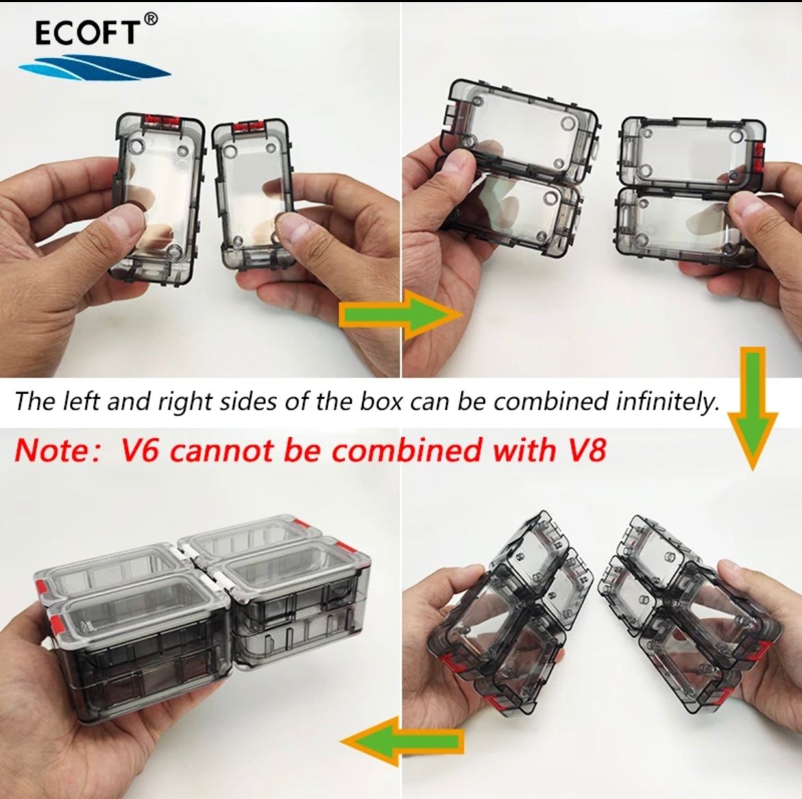 Sonstiges für Haushalt & Wohnen: ECOFT Hakenbox Doppelseitig Individuell zusammensteckbar – Neu und originalverpackt aus Arbon von Helmuth 4