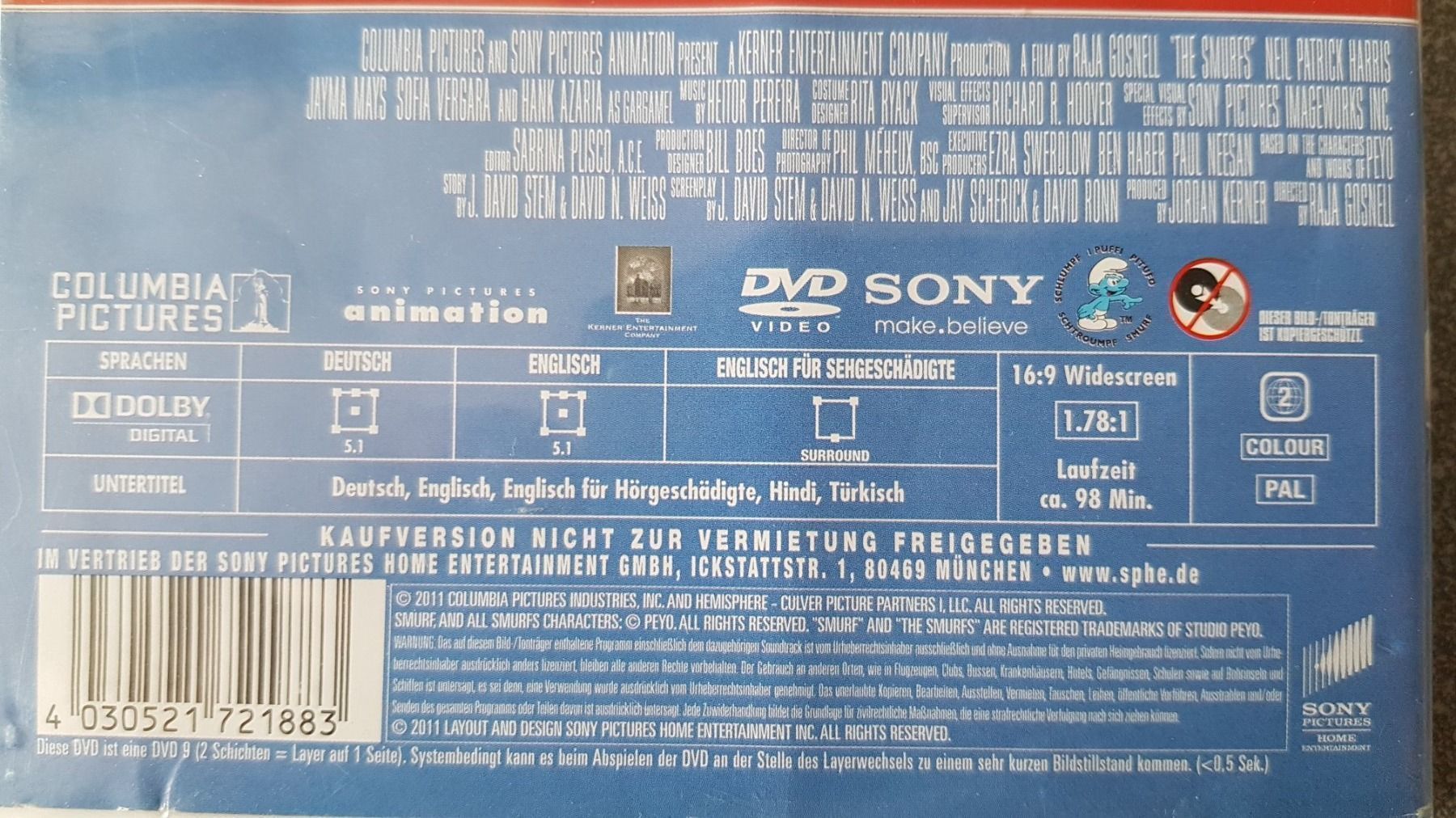 Alle DVDs: DVD Die Schlümpfe – Gebraucht aus Oetwil am See von fineli2 1