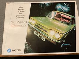 Sunbeam Chamois Faltprospekt 8 Seiten ca. 1965
