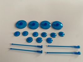 LEGO - BLAUE - ANTENNEN - UND - RUNDSTEINE