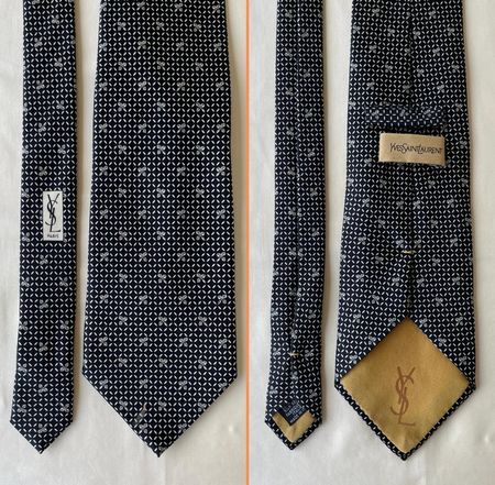 Yves Saint Laurent Krawatte, gemustert