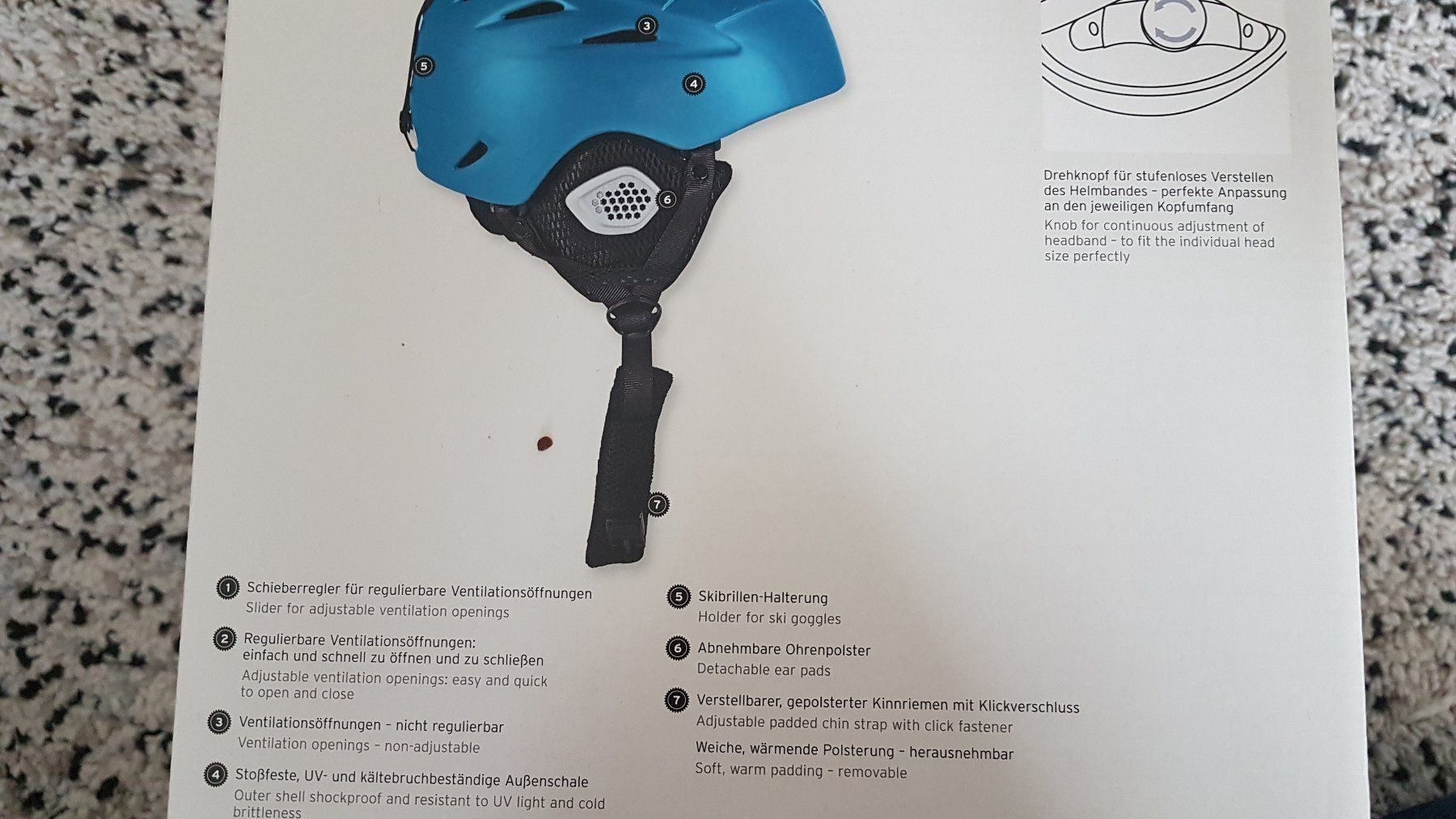 Caschi: TCM Tchibo: 1 ski snowboard helmet casque – Nuovo (secondo la descrizione) da Lutry venduto da kylab7 4