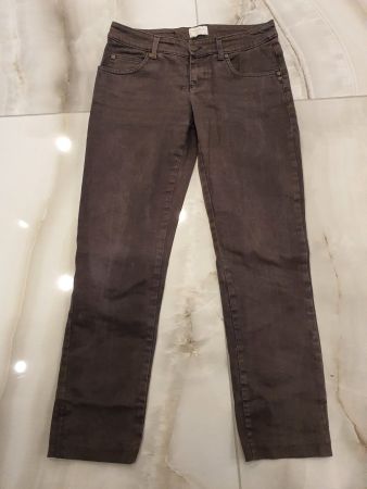 Jeans Motivi marron taille XS.