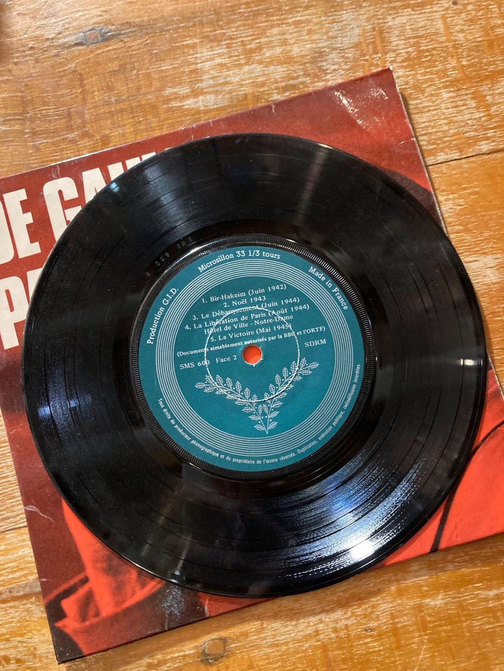 Dischi in vinile: De Gaulle Guerre 1939-45 Vinyle 33 tours – Usato da St-Cierges venduto da LeRegain 3
