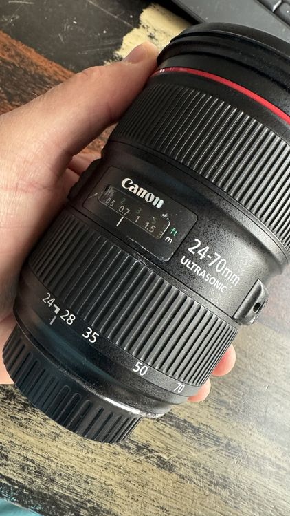 100% Original 24-70 LENS Aperture EF 24-70mm F/2.8L USM Cable For Canon 24 70mm Flex Camera Repair Parts 32787984606