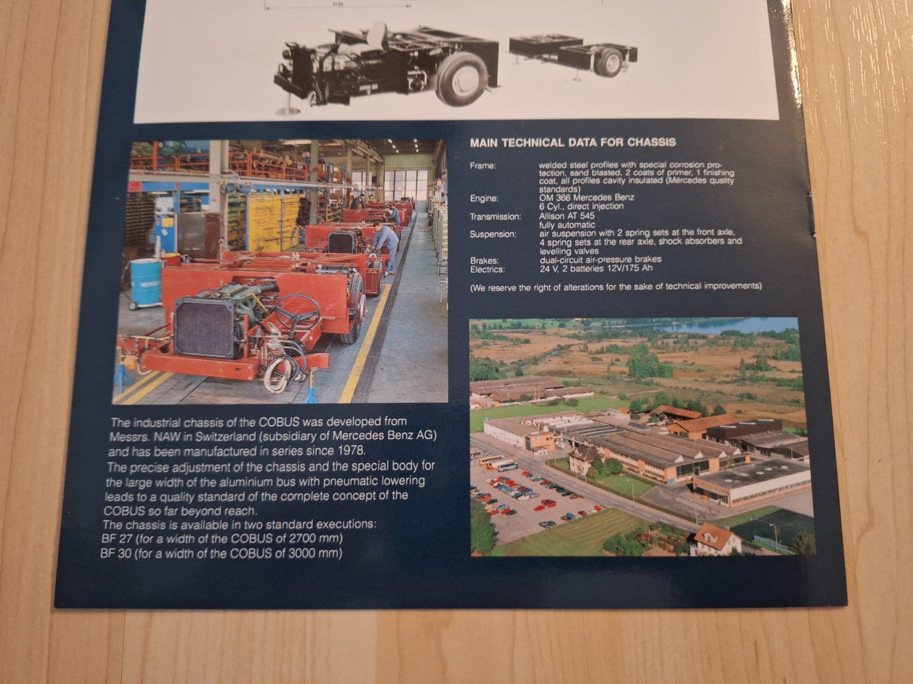 Saurer Dokumente: NAW Dokumentation BF-Chassis/COBUS 300 – Gebraucht aus Gossau ZH von SwissJapan 3