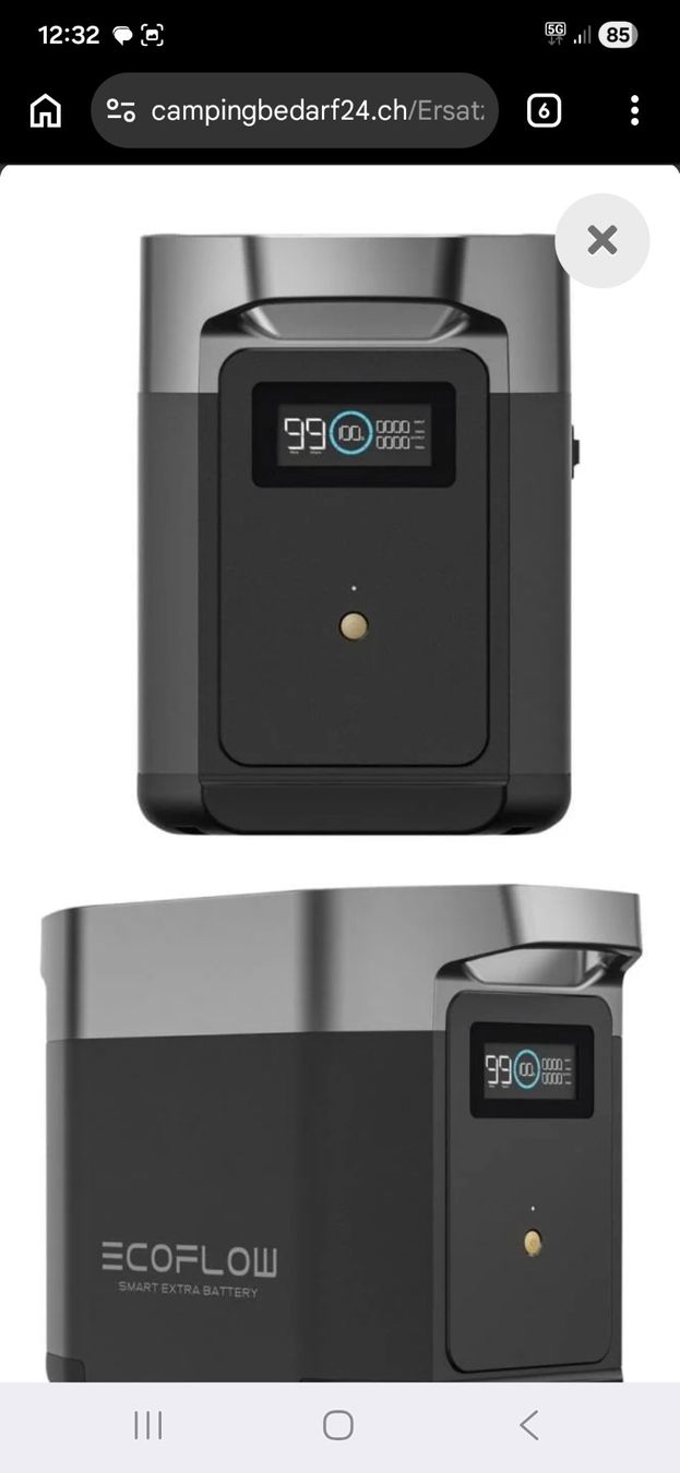 Ecoflow Batterie: EcoFlow Delta 2 Zusatzbatterie – Nuovo (secondo la descrizione) da Uetendorf venduto da loc_xpk5 2