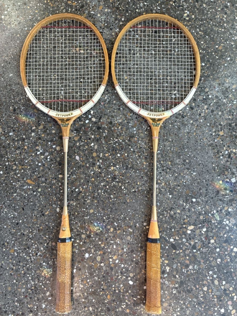 Racchette: 2 Vintage Badminton Schläger  – Usato da Zürich venduto da Hans81