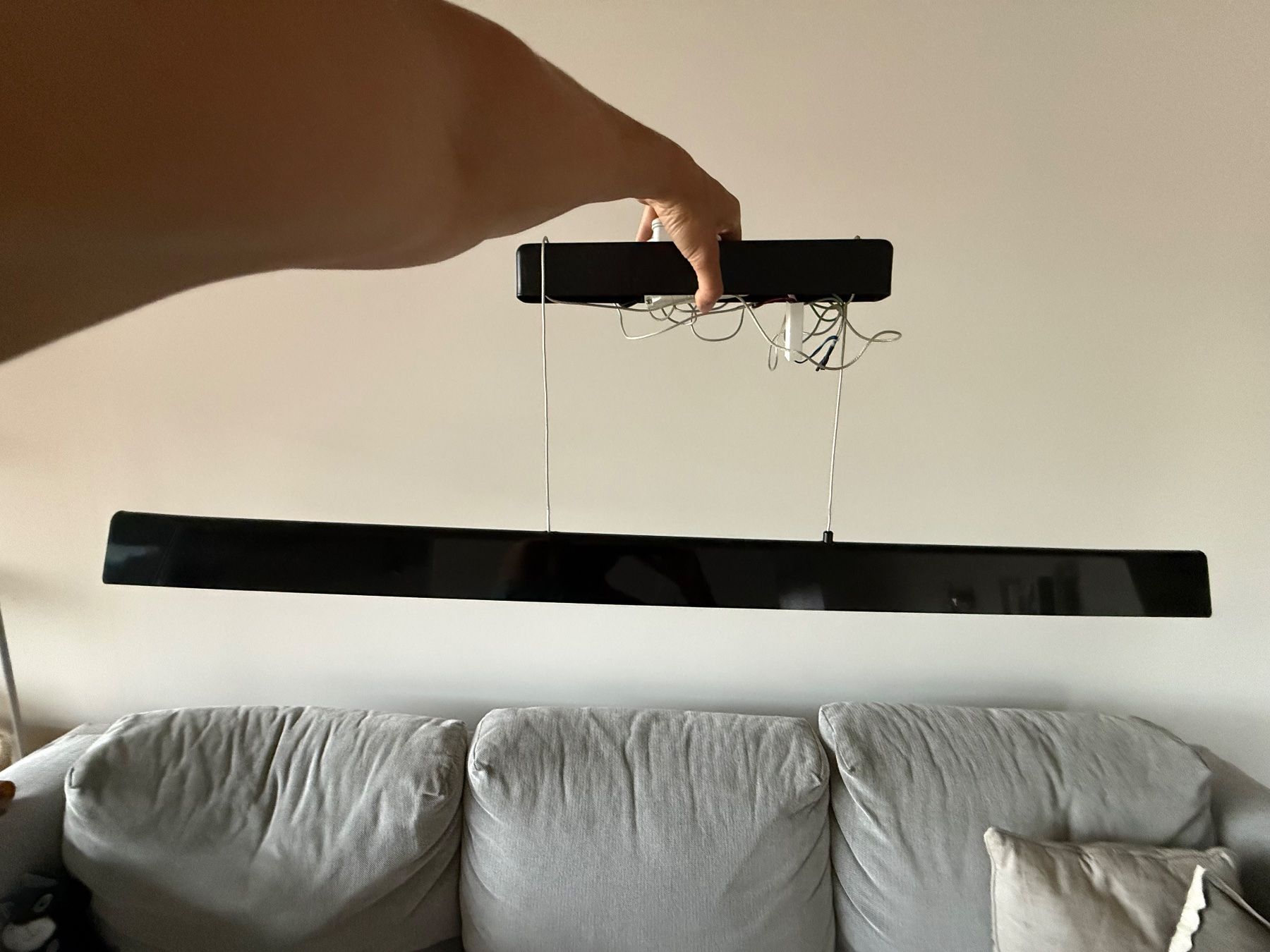 Lampadari & plafoniere: Schwarze LED Lampe, Deckenlampe – Usato da Winterthur venduto da ivule2000