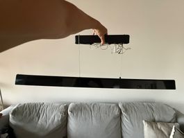 Schwarze LED Lampe, Deckenlampe