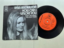 LYNN ANDERSON tolle Single How can I unlove you Kult 70's