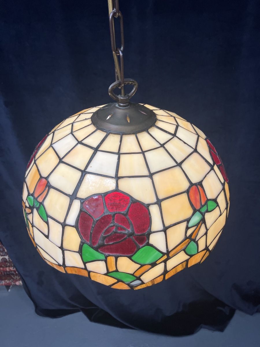 Lampadari & plafoniere: Tiffany stil Deckenlampe Top Zustand – Usato da Zürich venduto da Artnuvo 5