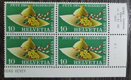 TR11 Bloc Timbre Suisse 1955