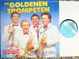 Die Goldenen Trompeten - Beny Rehmann SIGNIERTE LP GEWASCHEN