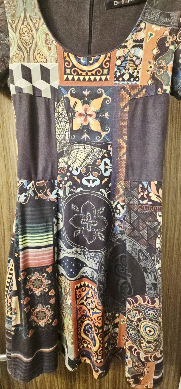 Desigual Vestiti: Desigual Kleid, Gr. S, Patchwork-Design, Top Zustand! – Usato da Horgen venduto da ste_sy7h 2