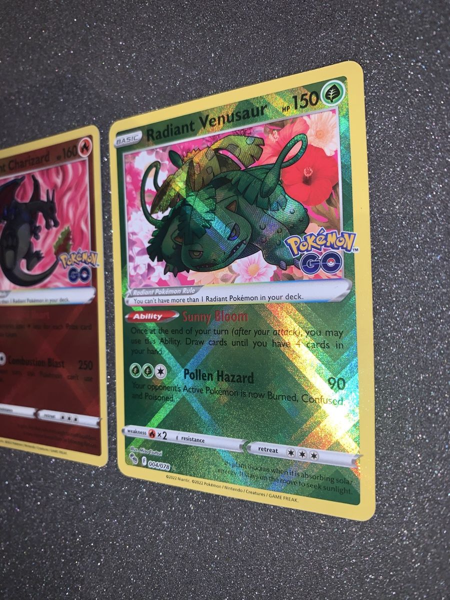 Pokémon Sammelbilder & Trading cards: Radiant Charizard Blastoise Venusaur GO  – Gebraucht aus Bironico von ars_z6lb 4