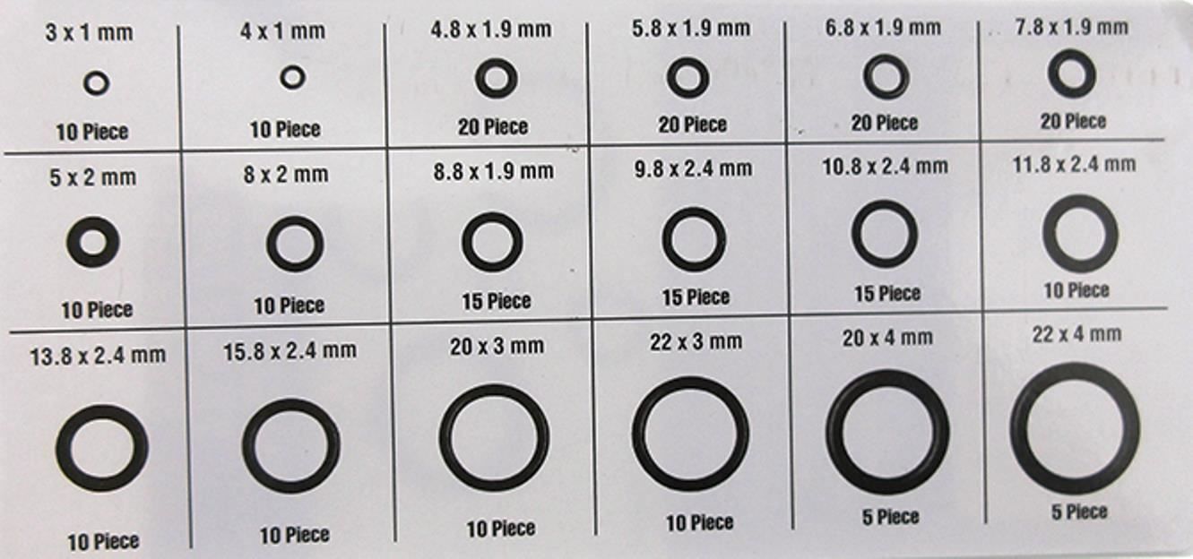 Sanitari: 225teil. O-Ringe + Dichtungen Set in einer  BOX B/C – Nuovo e nell'imballaggio originale da St. Gallen venduto da schnaeppchen-preise 2